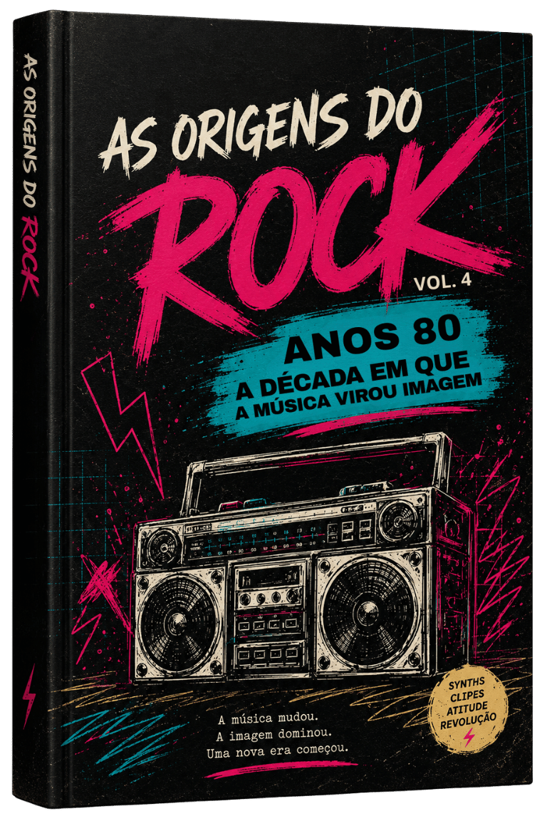 Capa do e-book As Origens do Rock - Anos 80